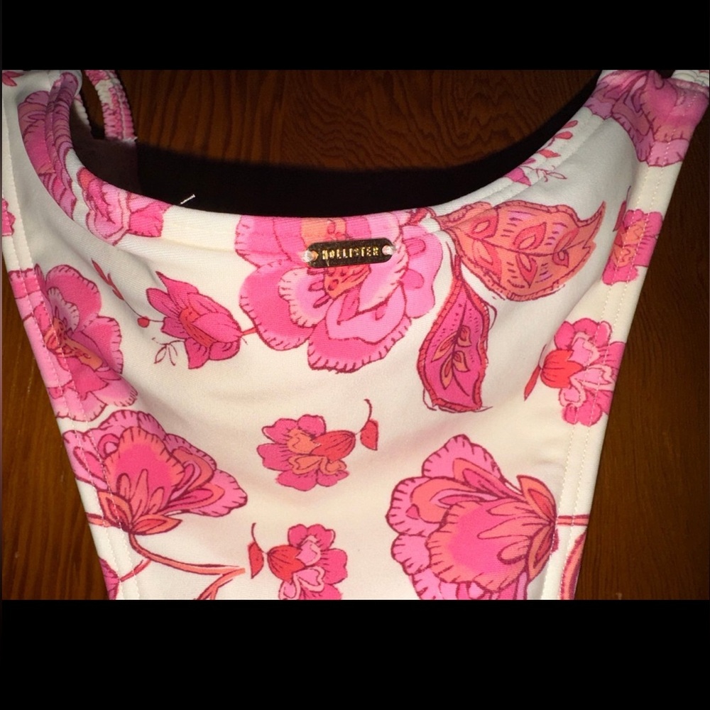 Hollister Pink Floral Bikini